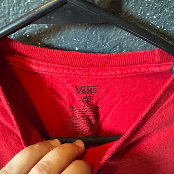 Kids Vans Red Short Sleeve Graphic Tee - Picture 3 of 4